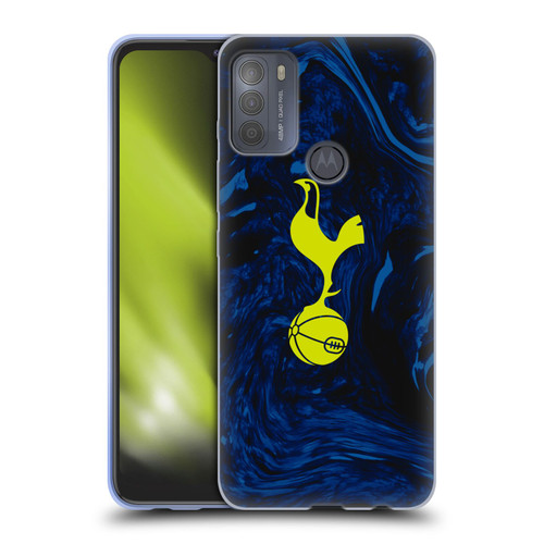 Tottenham Hotspur F.C. 2021/22 Badge Kit Away Soft Gel Case for Motorola Moto G50