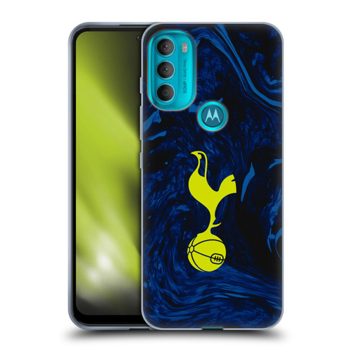 Tottenham Hotspur F.C. 2021/22 Badge Kit Away Soft Gel Case for Motorola Moto G71 5G