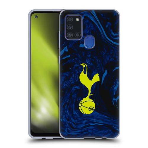 Tottenham Hotspur F.C. 2021/22 Badge Kit Away Soft Gel Case for Samsung Galaxy A21s (2020)