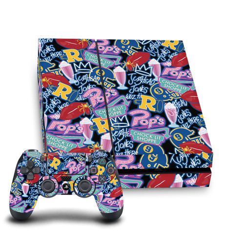 Riverdale Character And Logo Colourful Pattern Vinyl Sticker Skin Decal Cover for Sony PS4 Console & Controller