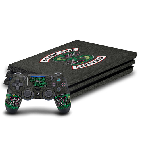 Riverdale Character And Logo South Side Serpents Vinyl Sticker Skin Decal Cover for Sony PS4 Pro Bundle