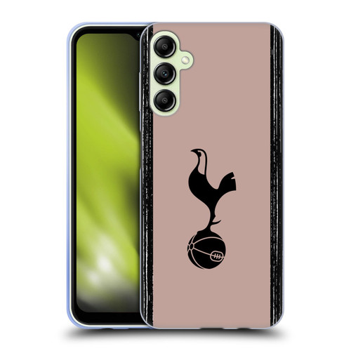 Tottenham Hotspur F.C. 2023/24 Badge Black And Taupe Soft Gel Case for Samsung Galaxy A14 5G