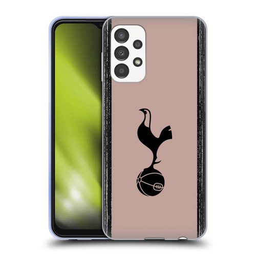 Tottenham Hotspur F.C. 2023/24 Badge Black And Taupe Soft Gel Case for Samsung Galaxy A13 (2022)