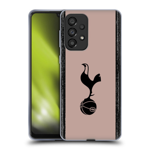 Tottenham Hotspur F.C. 2023/24 Badge Black And Taupe Soft Gel Case for Samsung Galaxy A33 5G (2022)
