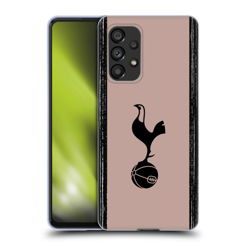 Tottenham Hotspur F.C. 2023/24 Badge Black And Taupe Soft Gel Case for Samsung Galaxy A53 5G (2022)