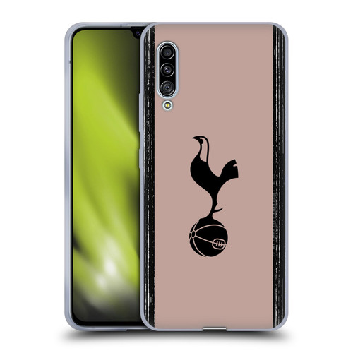 Tottenham Hotspur F.C. 2023/24 Badge Black And Taupe Soft Gel Case for Samsung Galaxy A90 5G (2019)