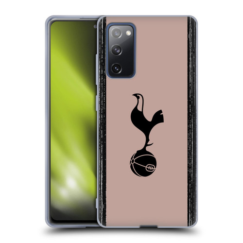 Tottenham Hotspur F.C. 2023/24 Badge Black And Taupe Soft Gel Case for Samsung Galaxy S20 FE / 5G