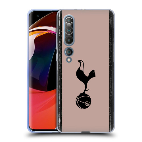 Tottenham Hotspur F.C. 2023/24 Badge Black And Taupe Soft Gel Case for Xiaomi Mi 10 5G / Mi 10 Pro 5G