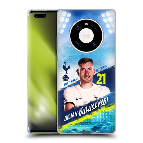 Tottenham Hotspur F.C. 2023/24 First Team Dejan Kulusevski Soft Gel Case for Huawei Mate 40 Pro 5G