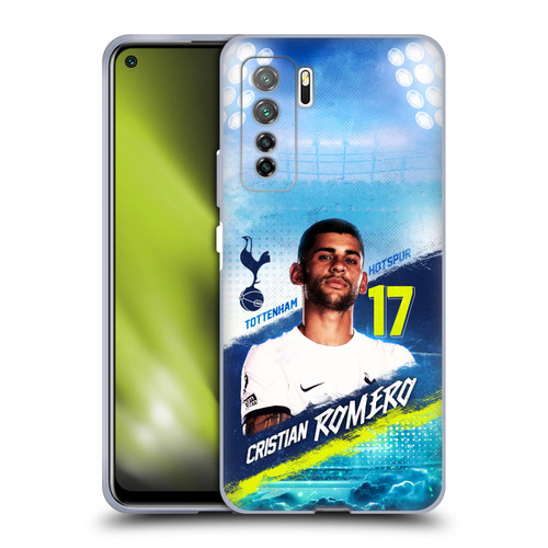 Tottenham Hotspur F.C. 2023/24 First Team Cristian Romero Soft Gel Case for Huawei Nova 7 SE/P40 Lite 5G