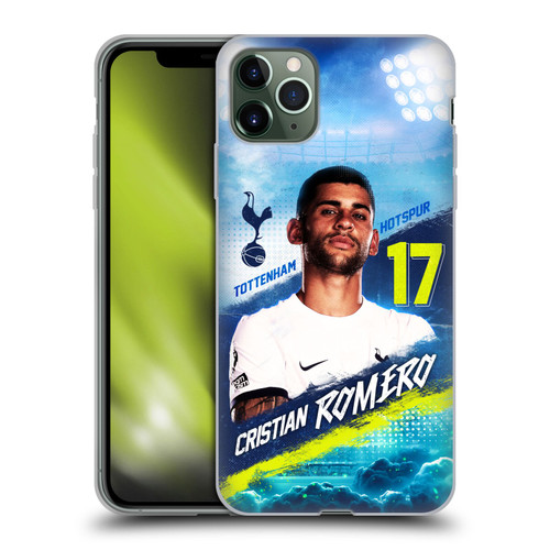 Tottenham Hotspur F.C. 2023/24 First Team Cristian Romero Soft Gel Case for Apple iPhone 11 Pro Max
