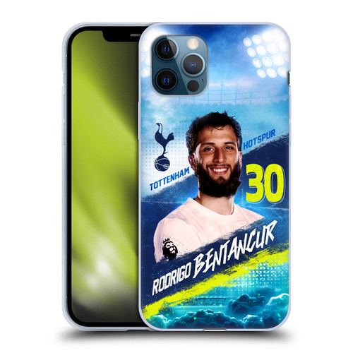 Tottenham Hotspur F.C. 2023/24 First Team Rodrigo Bentancur Soft Gel Case for Apple iPhone 12 / iPhone 12 Pro