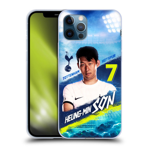Tottenham Hotspur F.C. 2023/24 First Team Son Heung-Min Soft Gel Case for Apple iPhone 12 / iPhone 12 Pro