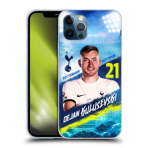 Tottenham Hotspur F.C. 2023/24 First Team Dejan Kulusevski Soft Gel Case for Apple iPhone 12 / iPhone 12 Pro