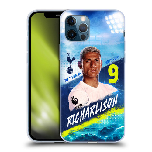Tottenham Hotspur F.C. 2023/24 First Team Richarlison Soft Gel Case for Apple iPhone 12 / iPhone 12 Pro