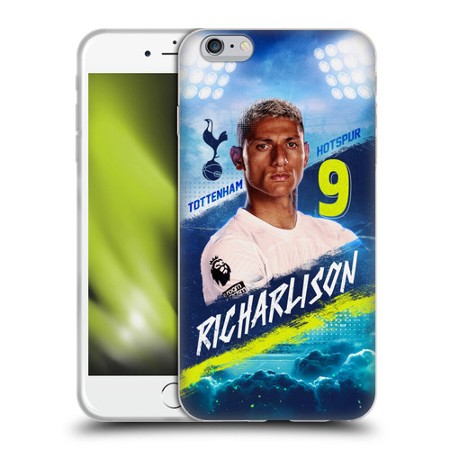 Tottenham Hotspur F.C. 2023/24 First Team Richarlison Soft Gel Case for Apple iPhone 6 Plus / iPhone 6s Plus