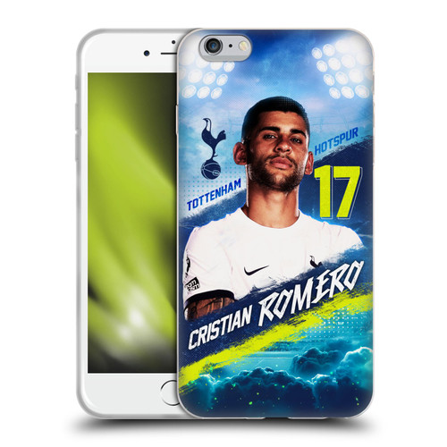 Tottenham Hotspur F.C. 2023/24 First Team Cristian Romero Soft Gel Case for Apple iPhone 6 Plus / iPhone 6s Plus