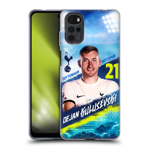 Tottenham Hotspur F.C. 2023/24 First Team Dejan Kulusevski Soft Gel Case for Motorola Moto G22
