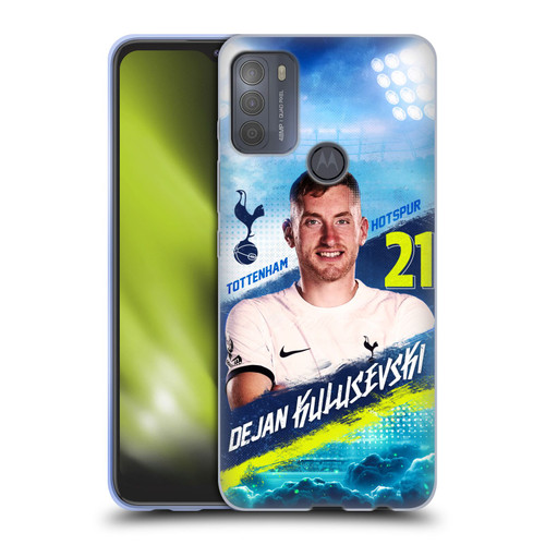 Tottenham Hotspur F.C. 2023/24 First Team Dejan Kulusevski Soft Gel Case for Motorola Moto G50