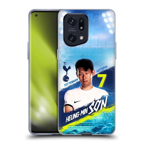 Tottenham Hotspur F.C. 2023/24 First Team Son Heung-Min Soft Gel Case for OPPO Find X5 Pro