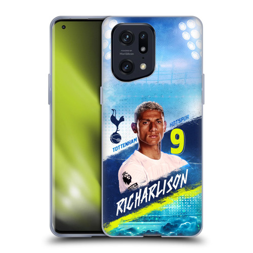 Tottenham Hotspur F.C. 2023/24 First Team Richarlison Soft Gel Case for OPPO Find X5 Pro