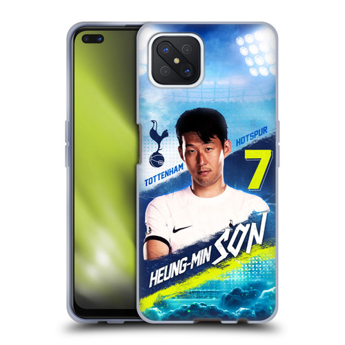 Tottenham Hotspur F.C. 2023/24 First Team Son Heung-Min Soft Gel Case for OPPO Reno4 Z 5G