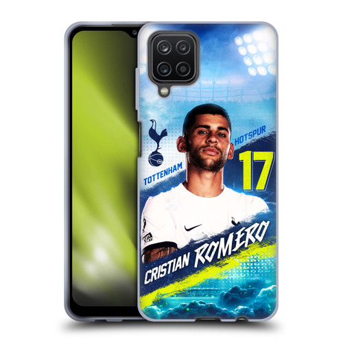 Tottenham Hotspur F.C. 2023/24 First Team Cristian Romero Soft Gel Case for Samsung Galaxy A12 (2020)