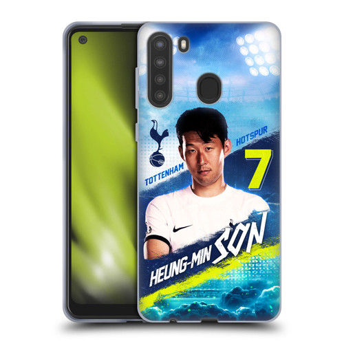 Tottenham Hotspur F.C. 2023/24 First Team Son Heung-Min Soft Gel Case for Samsung Galaxy A21 (2020)