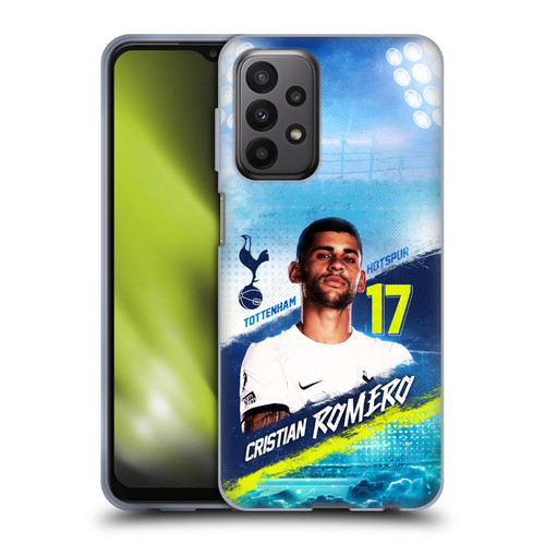 Tottenham Hotspur F.C. 2023/24 First Team Cristian Romero Soft Gel Case for Samsung Galaxy A23 / 5G (2022)