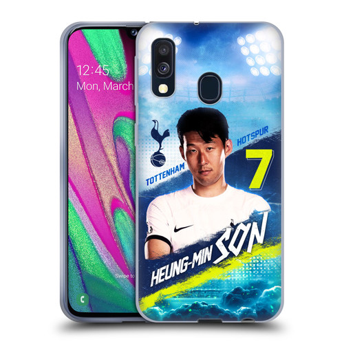 Tottenham Hotspur F.C. 2023/24 First Team Son Heung-Min Soft Gel Case for Samsung Galaxy A40 (2019)
