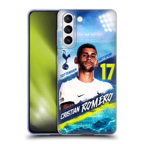 Tottenham Hotspur F.C. 2023/24 First Team Cristian Romero Soft Gel Case for Samsung Galaxy S21 5G