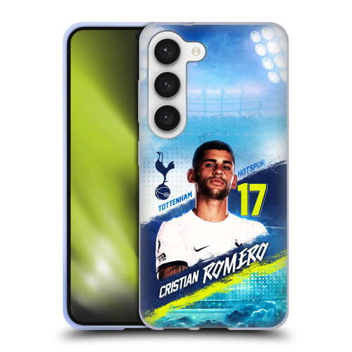 Tottenham Hotspur F.C. 2023/24 First Team Cristian Romero Soft Gel Case for Samsung Galaxy S23 5G