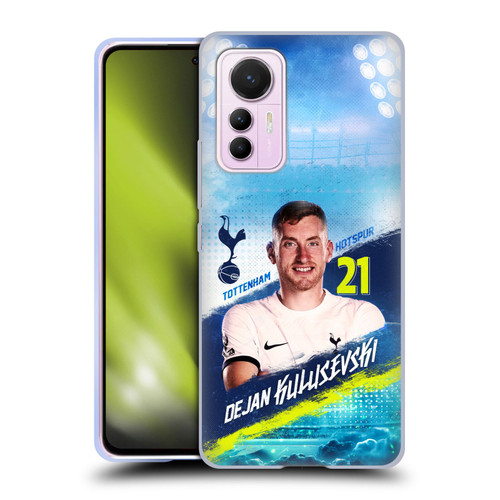 Tottenham Hotspur F.C. 2023/24 First Team Dejan Kulusevski Soft Gel Case for Xiaomi 12 Lite