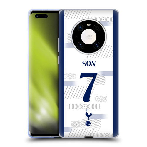 Tottenham Hotspur F.C. 2023/24 Players Son Heung-Min Soft Gel Case for Huawei Mate 40 Pro 5G