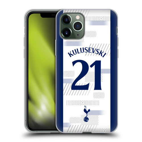 Tottenham Hotspur F.C. 2023/24 Players Dejan Kulusevski Soft Gel Case for Apple iPhone 11 Pro