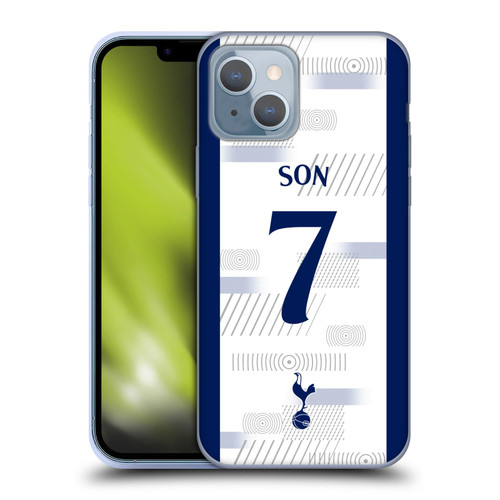 Tottenham Hotspur F.C. 2023/24 Players Son Heung-Min Soft Gel Case for Apple iPhone 14