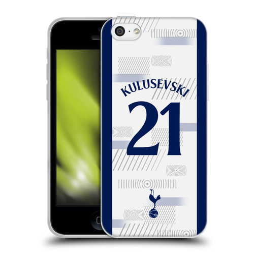 Tottenham Hotspur F.C. 2023/24 Players Dejan Kulusevski Soft Gel Case for Apple iPhone 5c