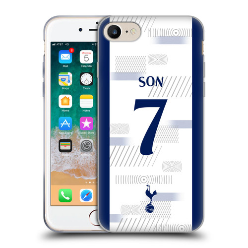 Tottenham Hotspur F.C. 2023/24 Players Son Heung-Min Soft Gel Case for Apple iPhone 7 / 8 / SE 2020 & 2022