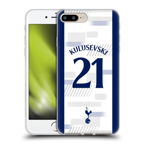 Tottenham Hotspur F.C. 2023/24 Players Dejan Kulusevski Soft Gel Case for Apple iPhone 7 Plus / iPhone 8 Plus