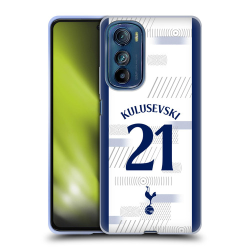 Tottenham Hotspur F.C. 2023/24 Players Dejan Kulusevski Soft Gel Case for Motorola Edge 30