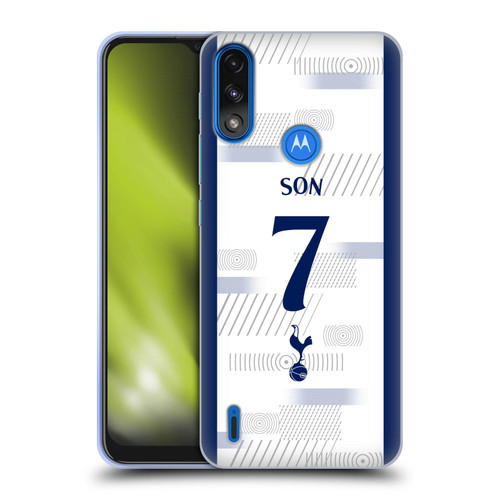 Tottenham Hotspur F.C. 2023/24 Players Son Heung-Min Soft Gel Case for Motorola Moto E7 Power / Moto E7i Power