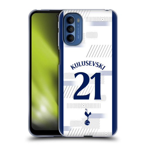 Tottenham Hotspur F.C. 2023/24 Players Dejan Kulusevski Soft Gel Case for Motorola Moto G41