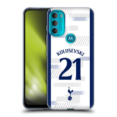 Tottenham Hotspur F.C. 2023/24 Players Dejan Kulusevski Soft Gel Case for Motorola Moto G71 5G