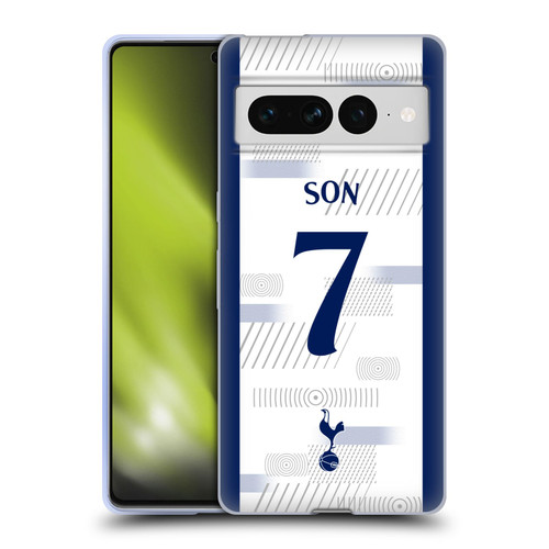 Tottenham Hotspur F.C. 2023/24 Players Son Heung-Min Soft Gel Case for Google Pixel 7 Pro