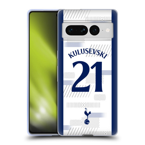Tottenham Hotspur F.C. 2023/24 Players Dejan Kulusevski Soft Gel Case for Google Pixel 7 Pro