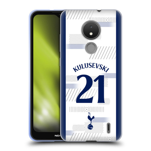 Tottenham Hotspur F.C. 2023/24 Players Dejan Kulusevski Soft Gel Case for Nokia C21