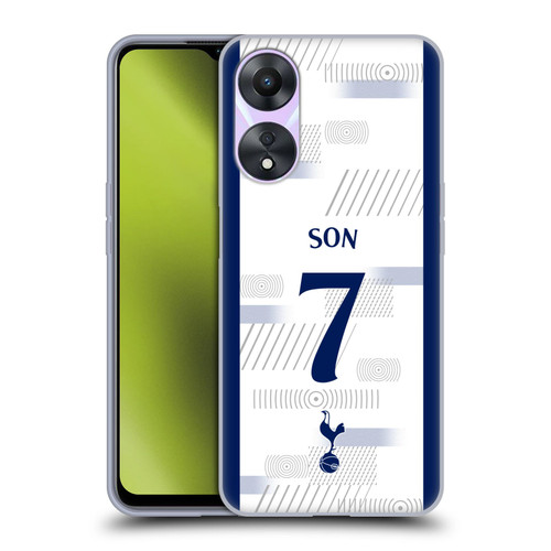 Tottenham Hotspur F.C. 2023/24 Players Son Heung-Min Soft Gel Case for OPPO A78 5G