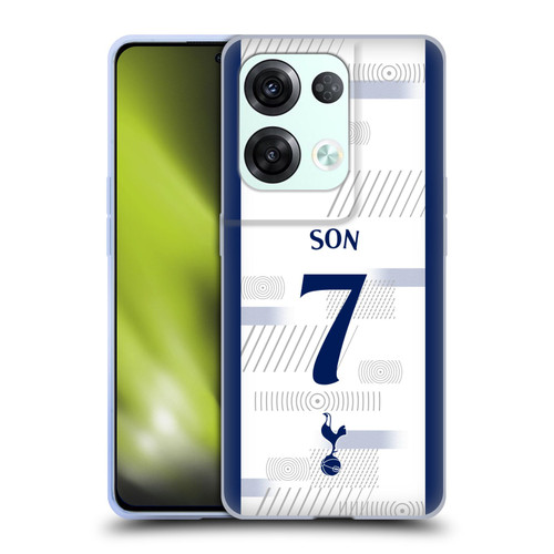 Tottenham Hotspur F.C. 2023/24 Players Son Heung-Min Soft Gel Case for OPPO Reno8 Pro
