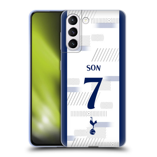 Tottenham Hotspur F.C. 2023/24 Players Son Heung-Min Soft Gel Case for Samsung Galaxy S21+ 5G