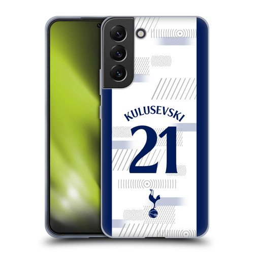 Tottenham Hotspur F.C. 2023/24 Players Dejan Kulusevski Soft Gel Case for Samsung Galaxy S22+ 5G